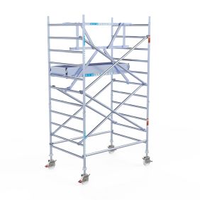Euroscaffold Rolsteiger 135x245 4,2m werkhoogte Enkele Voorloopleuning