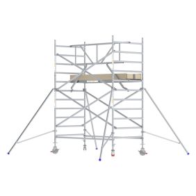 Rolsteiger 135x185 4,2m werkhoogte Carbon-Deck Enkele Voorloopleuning