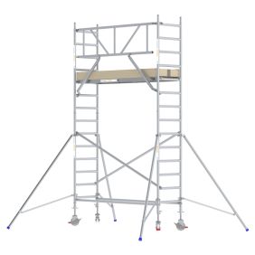 Rolsteiger Professioneel 75x185 5,2m werkhoogte Carbon-Deck Opbouw tegen Gevel