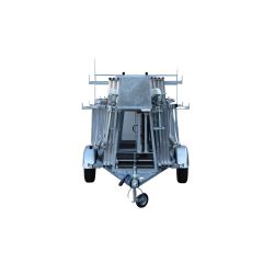 Steigeraanhanger incl. Steiger Enkele Voorloopleuning 135x245 10.20WH 